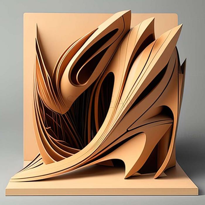3D model Zaha Hadid (STL)